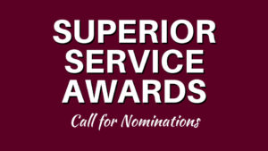 superior service awards call for nominations